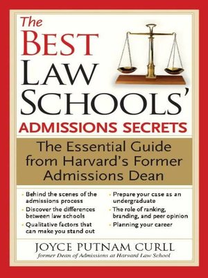 cover image of The Best Law Schools' Admissions Secrets